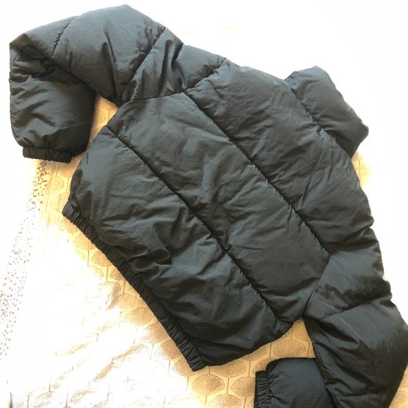 Garage Mini Puffer Jacket Black Cropped Puff - Picture 5 of 6